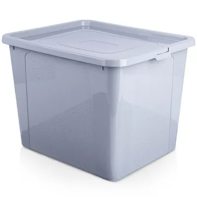 Produktbild von Kunststoff-Aufbewahrungsbehälter, große Spielzeugkiste, 30 l, Deckel