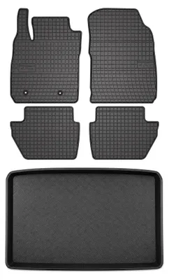 Immagine prodotto di Tappetini gomma SolidPRO + bagagliaio per Ford EcoSport MK2 2019- 5 pezzi
