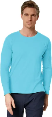 Produktbild von Langarm-Shirt Männer - hellblau, S
