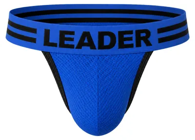 Imagen del producto de LEADER - Ropa Interior Tanga Hombre - Loaded Thong Blue - 1x Tamaño S