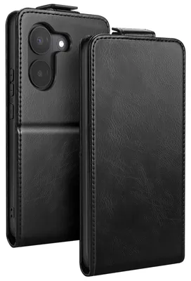 Image de Avizar, étui rabattable vertical avec porte-cartes pour Poco X8 Pro, noir