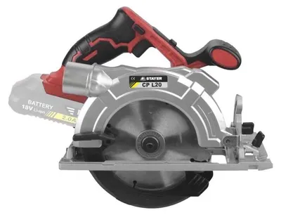 Immagine prodotto di Sega circolare CP L205, 18V, 5Ah, 2 batterie agli ioni di litio, (caricabatterie + borsa), STAYER