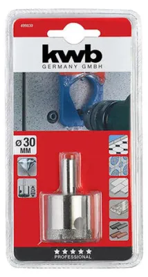 Obrázek produktu pro Diamantová Vrtací Korunka Ø 30 Mm Kwb