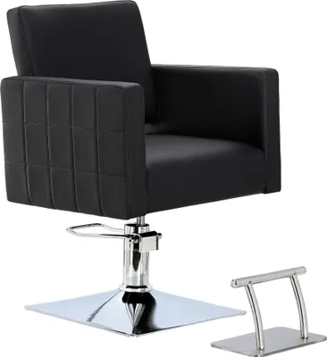 Produktbild von Friseurstuhl Tom Hydraulischer Drehstuhl für Friseursalon Chromfußstütze Friseurstuhl