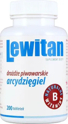 Produktbild von Lewitan + Arcydziegiel - Bierhefe 200 Tabletten. JAHRHUNDERTE