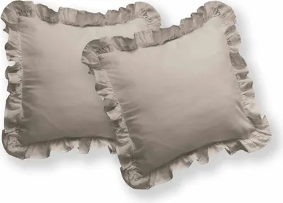 Produktbild von Deco4Home Bettwäsche mit Rüschen | 220x200 | Taupe