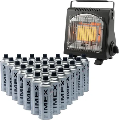 Produktbild von IMEX Gasheizung 1,7 kW inkl. 28 Gaskartuschen mit ODS