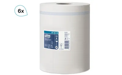 Immagine prodotto di tork 473412 TORK Reflex rotolo di pulizia multiuso, 1 velo, bianco, 113,9 m