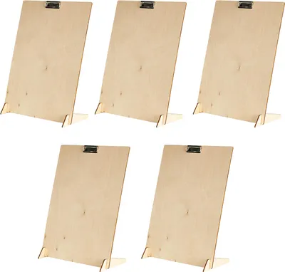 Produktbild von Vorteilspack 5x Plakathalter mit Metallklemme / Klemmbrett DIN A4