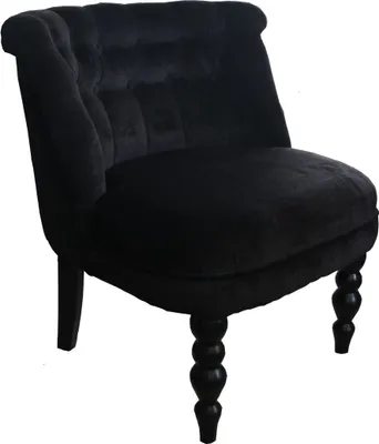 Produktbild von Luxus Barock Salon Stuhl Paris Schwarz aus der Luxus Kollektion von Casa Padrino - Hotel Cafe Restaurant Möbel Einrichtung