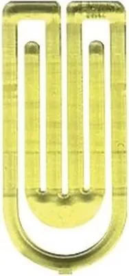 Produktbild von Büroklammern King Klip 27mm VE=100 Stück kristallgelb