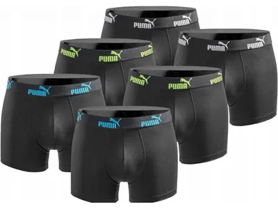 Obrázek produktu pro Puma pánské boxerky, balení 6 kusů, velikost L, model 1000035474469030