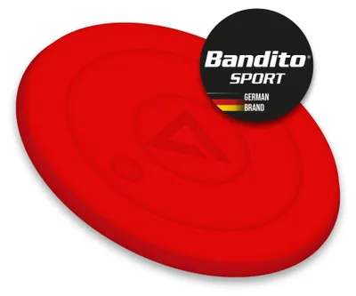 Produktbild von Bandito Airhockey Puck Tournament in Turniergröße 70 mm, 24g. für aktive Spieler und Profis, aus schlagfestem ABS Material, super Gleiteffekt, leucht-rot, einzeln