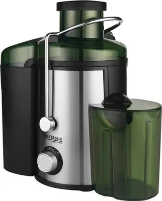 Produktbild von KRAFT&DELE | Entsafter für Obst und Gemüse, 1600W, 450ml, in Edelstahl, Extraktor Max Power 800W, Zentrifugaler, 65 MM Einfüllöffnung und 3 Geschwindigkeiten, Anti-Tropf-Funktion und Überhitzungsschutz