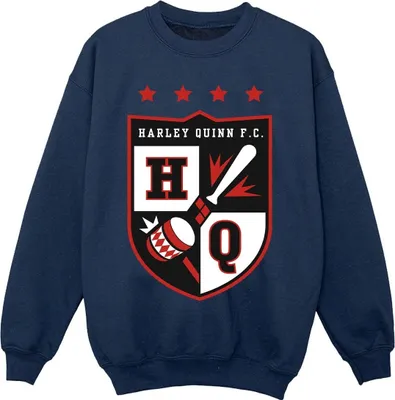 Produktbild von Justice League - "FC" Sweatshirt für Mädchen BI21561 (128) (Marineblau)