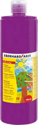 Produktbild von Fingerfarbe Flasche 750ml manganviolett Packung mit 10 Stück
