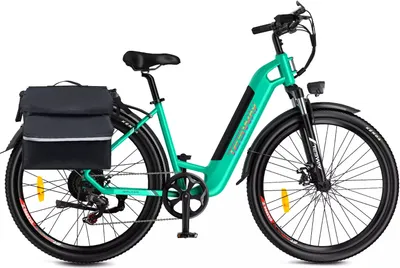 Produktbild von 27.5 palcový trekingový pedelec 7 rýchlostný motor zadného kolesa 48V e-bike elektrický bicykel pre mužov dámsky motor zadného kolesa trekkingový bicykel elektrický bicykel e-bike dámy biely