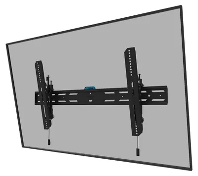 Produktbild von Neomounts WL35S-850BL18 TV-Wandhalterung 43-86" - neigbar - abschließbar - schnelle Installation, 2,18 m (86"), 100 x 100 mm, 800 x 400 mm, 0 - 12°, Stahl, Schwarz