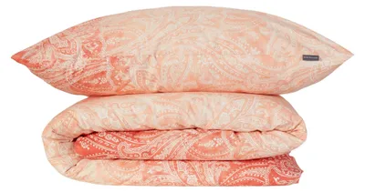 Produktbild von SCHIESSER Bettwäscheset Claire | Paisley | Renforcé | 2-teilig | 100% Baumwolle | Angenehm weich & glatt | YKK-Reißverschluss | 135x200 cm + 80x80 cm | Apricot