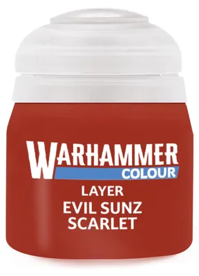 Produktbild von Warhammer Colour Layer Evil Sunz Scarlet 12ml