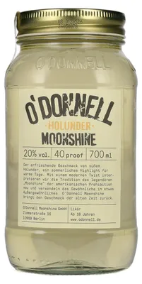 Image de O'Donnell Moonshine HOLUNDER Likör 20% Vol. 0,7l
