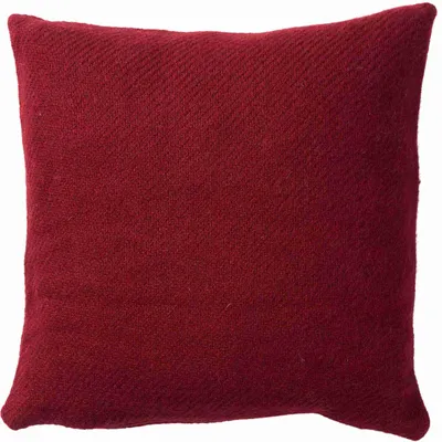 Produktbild von Klippan Gotland Wollkissenhülle 45x45 cm: burgunder Farbe: burgunder