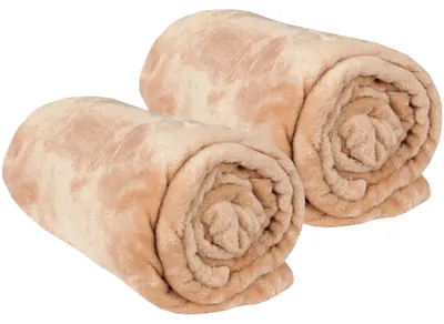 Immagine prodotto di Coperta accogliente 70x100 cm, color nocciola, realizzata in morbida microfibra. Coperta soffice e avvolgente, adatta al divano, che offre calore, è lavabile e può essere asciugata in asciugatrice, mantenendo la sua forma