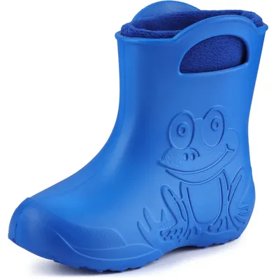 Produktbild von Ladeheid Eva Kinder Jungen Mädchen Gummistiefel Regenschuhe gefüttert LA-CA-03 (Blau/Marineblau, 22/23 EU)