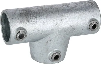 Produktbild von Rohrverbinder T-Verbinder lang 1 1/4" (42,4 mm), verstellbar 0-11° AVERDE