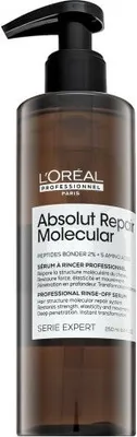 Produktbild von L´Oréal Professionnel Série Expert Absolut Repair Molecular Professional Rinse-Off Serum das erneuernde Serum für geschädigtes Haar 250 ml