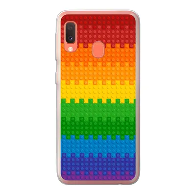 Produktbild von MuchoWow® Handyhülle Schutzhülle Hülle für Samsung Galaxy A20e Patoon - Regenbogen Silikon Softcase Handy Hülle - Abdeckung