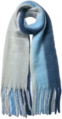 Produktbild von Juleeze JZSC0785BL Schal Damen Muster Blau 35x180 cm