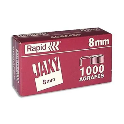 Produktbild von Rapid 11720101, Klammerpack, 8 mm, Befestigung, 1000 Heftklammern, Kupfer, Kupfer