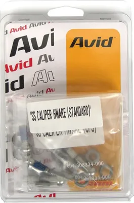 Produktbild von Avid 00.5318.006.000 Zestaw śrub do hamulca tarczowego, stal nierdzewna z podkładką CPS i standardową, srebrny (1 zestaw)