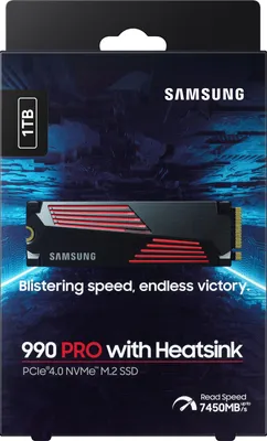 Obrázek produktu pro Samsung 990 Pro 1TB NVMe M.2 2280 PCIe 4.0 HS