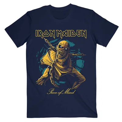 Produktbild von Iron Maiden Uni T-Shirt: Piece of Mind Gold Eddie