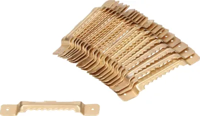Zdjęcie produktu dla KOTARBAU® Zestaw 50 wieszaków z bolcami 65x8mm do zawieszania ramek na zdjecia Powlekane mosiadzem