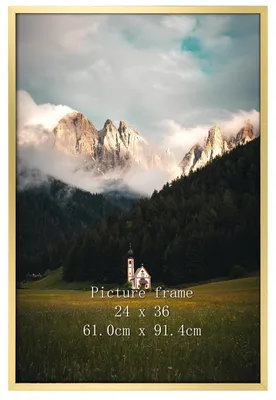 Obrázok produktu pre Fotorámik 61 x 91,5 cm, zlatá farba, pre obývačku