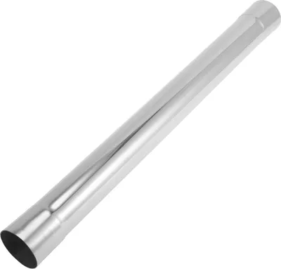 Image de 64mm 2.5" OD Tube D’Échappement Droite En Acier Inoxydable Mandrin Longueur 22 Pouces DIY Custom Tubage Pour Voiture Avec Extrémités Doublement Coupées Et Polies Ton Argenté