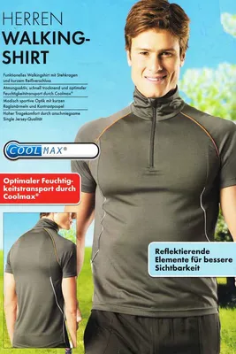 Produktbild von 4Sport Herren Walkingshirt 42487 Dunkel L
