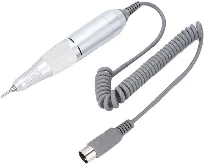 Produktbild von Elektrische Nagelbohrmaschine - 35.000 U/min - Handlich und leicht - Weiß - Nagelbohrmaschine - Für professionelle Nagelpflege - Nagelbohrer...
