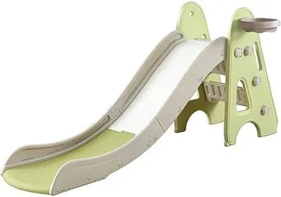 Produktbild von Famanu Rutsche für Kleinkinder - 2-in-1 Rutsche für drinnen und draußen