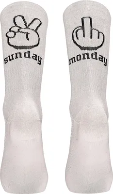 Produktbild von Sunday-Monday Fahrradsocken, atmungsaktiv und abriebfest, 18 cm Schafthöhe