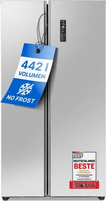 Produktbild von Bomann Kuehl/Gefrierkombi SbS 90cm 442L SbS 7344 ix-look