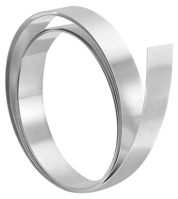 Edelstahlband 304, 2 Rollen, 1 cm x 1 m, 0,1 mm dick