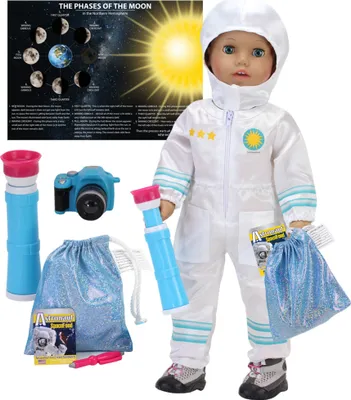 Obrázok produktu pre 8-dielna sada oblečenia a doplnkov pre bábiky Sophia's Astronaut Space Suit pre 18" bábiky
