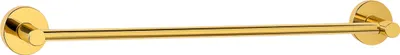 Produktbild von Balneo | Handtuchstange Edelstahl glänzend gold | Handtuchhalter 60 cm QUBE Rostfrei | Badetuchstange für Badezimmer