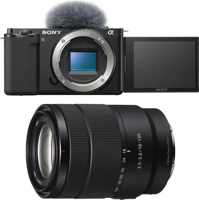 Produktbild von Sony Alpha Zv-E10 Schwarz + 18-135