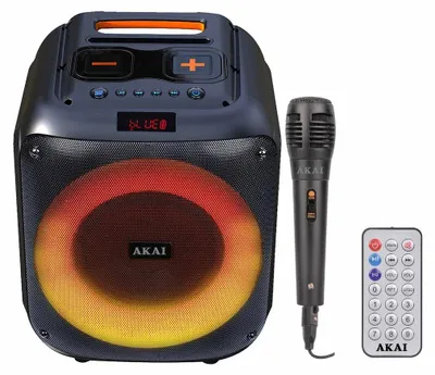 Obrázok produktu pre Akai Professional Prenosný reproduktor Akai Bluetooth 5.0 s výkonom a AUX vstupom