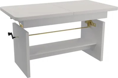 Produktbild von MINIO go for it, Tisch “Janek” 116-156 cm, klappbar, Alpen Weiss Farbe